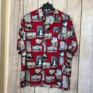 Vintage Puritan Men's Hawaiian Shirt size
Large
